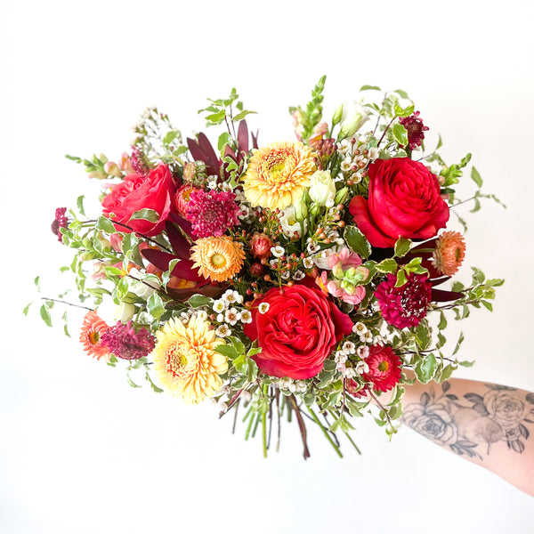 Pet-Friendly Mix • Seasonal • Hand-Tied Bouquet