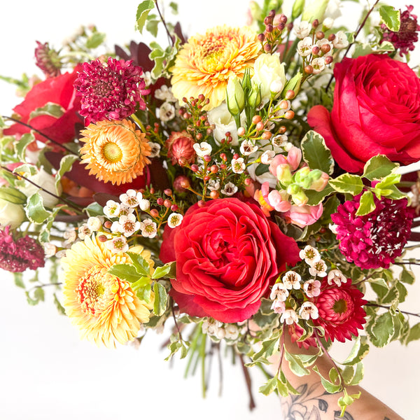 Pet-Friendly Mix • Seasonal • Hand-Tied Bouquet